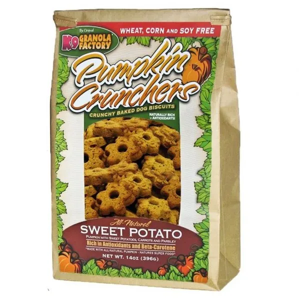 14 oz. K-9 Granola Factory Pumpkin Crunchers Swpot W/Carrot & Parsley - Health/First Aid